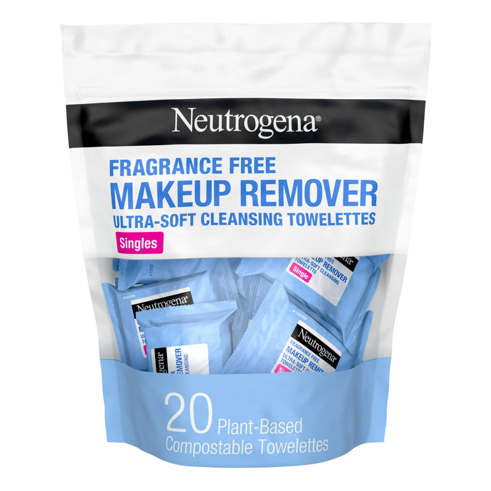 Neutrogena Make up Remover Cleansing Towelttes, Singles, 20 Ea